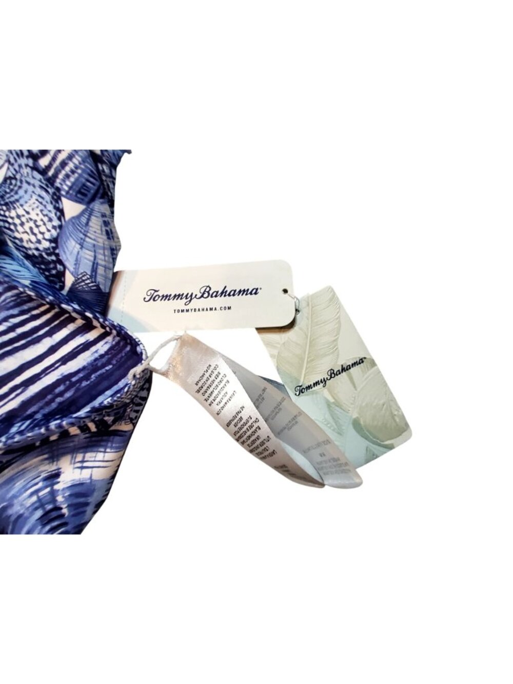 Tommy Bahama Reversible UPF 50 Women Swimwear Hipster Bottoms Blue Monday Prin M - Picture 9 of 9
